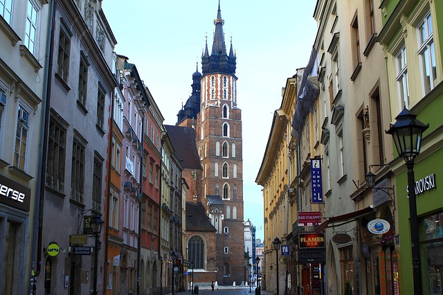 Zabytki i praca Kraków